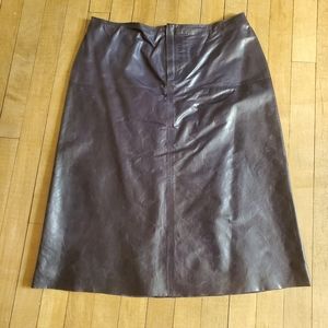 Banana Republic leather skirt